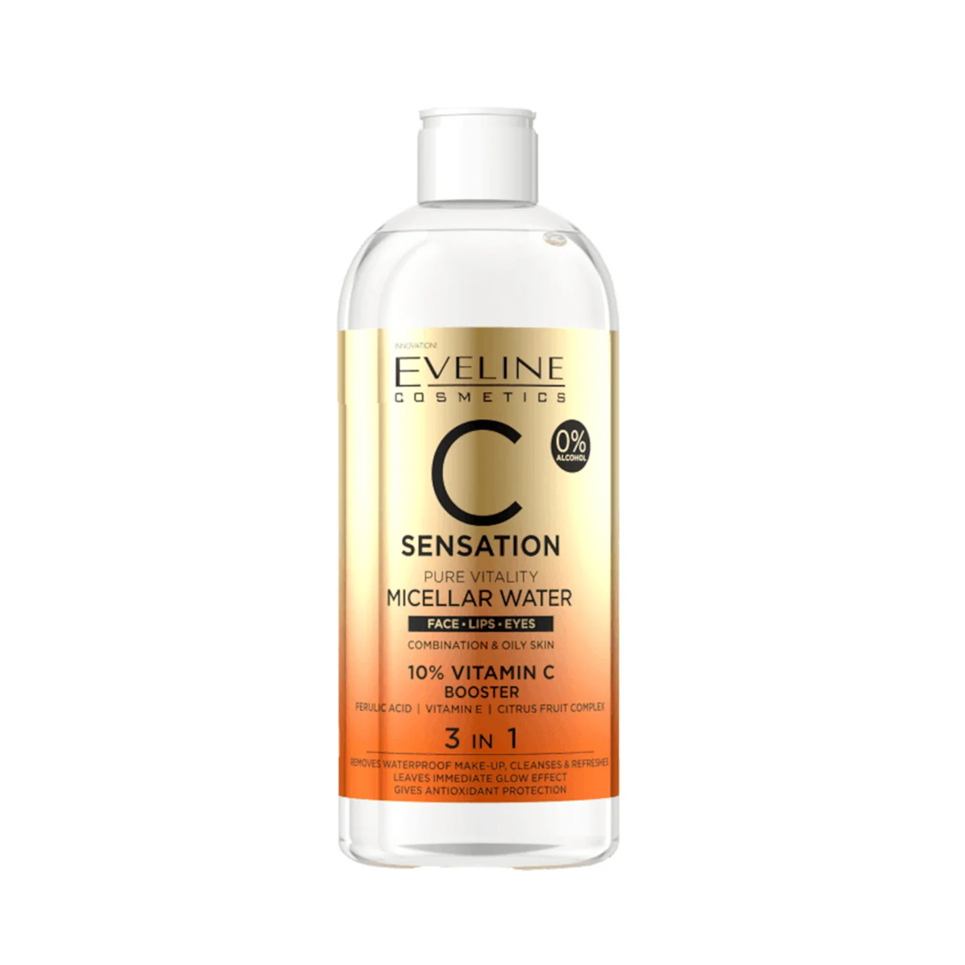 Eveline C Sensation Micellar Water 3 In1 -400ml #6037 Available at Online Family Pharmacy Qatar Doha