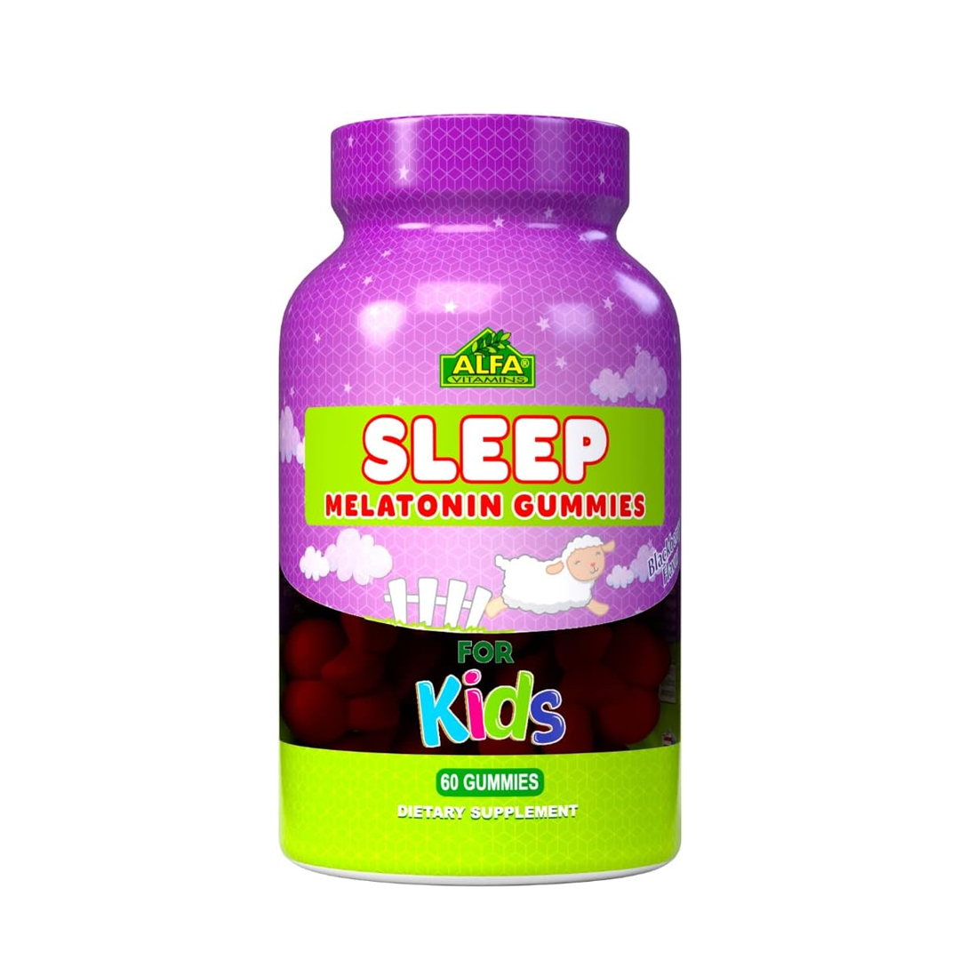buy online Alfa  Sleep Melatonin Gummies For Kids 60'S 1  Qatar Doha