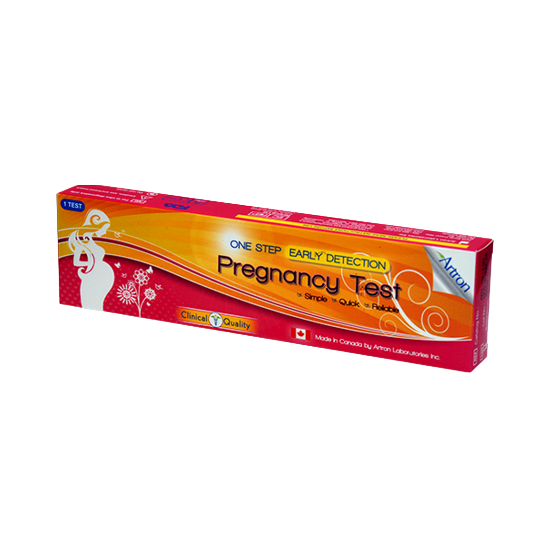One Step Early Detection Pregnancy Test Artron product available at family pharmacy online buy now at qatar doha