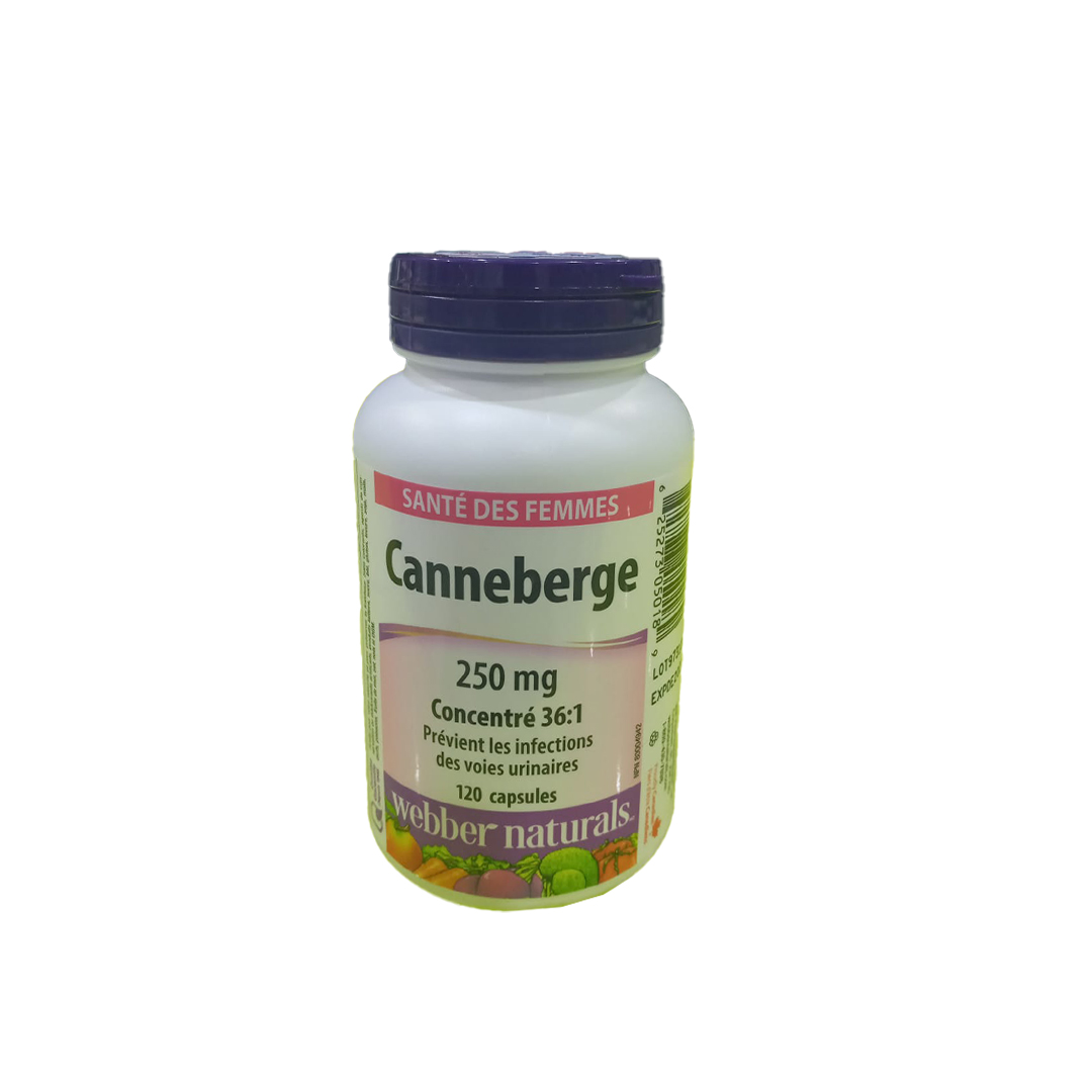 buy online CRANBERRY 250MG CAPSULE 120's  -WEBBER NATURALS 1  Qatar Doha