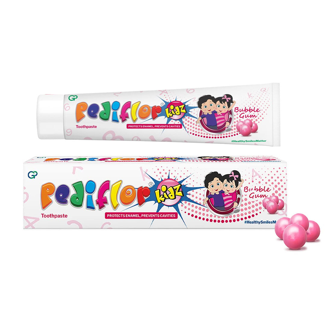 buy online Sample : Pediflor Kids Toothpaste (Bubble Gum) 1  Qatar Doha