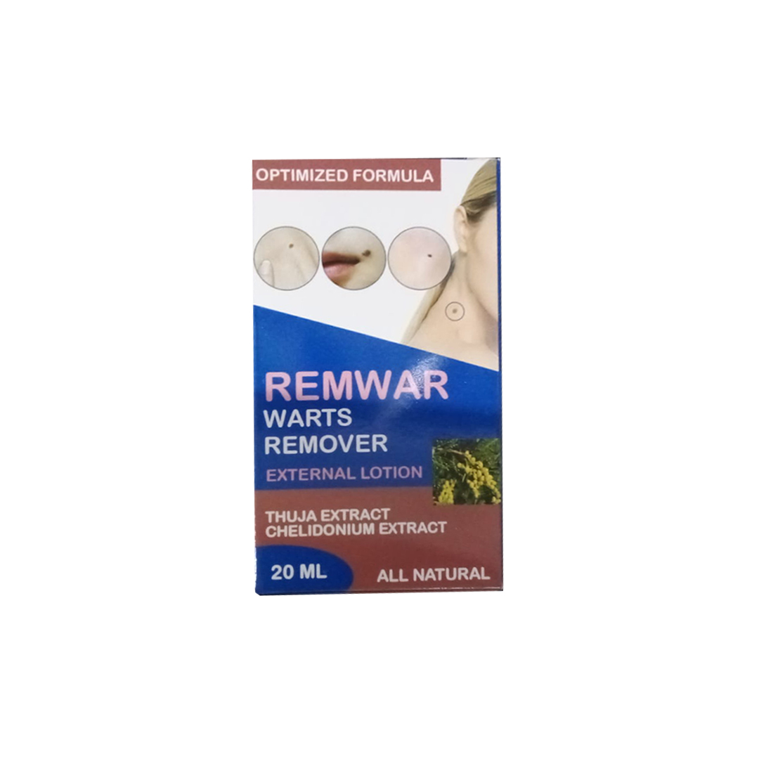 REMWAR Warts Remover Lotion 20 ml product available at family pharmacy online buy now at qatar doha