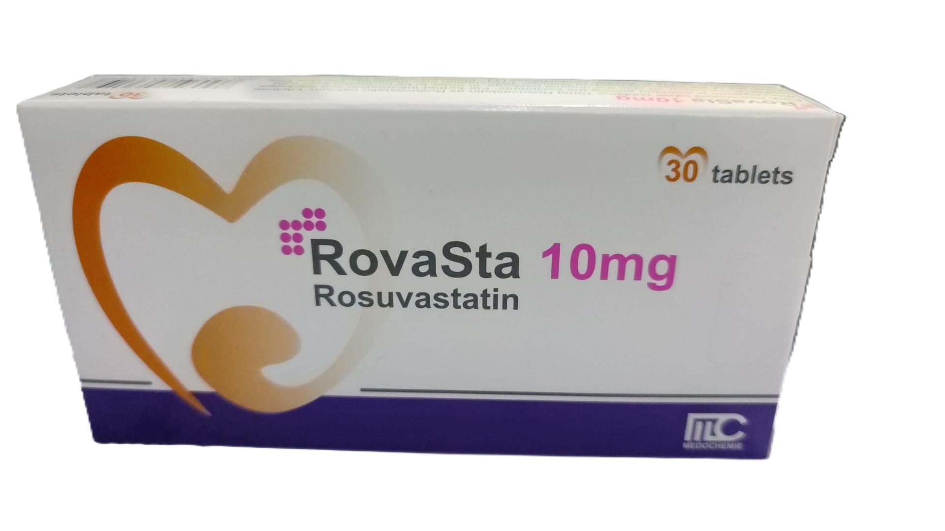 buy online Rovasta 10 mg Tablet 30's 1  Qatar Doha