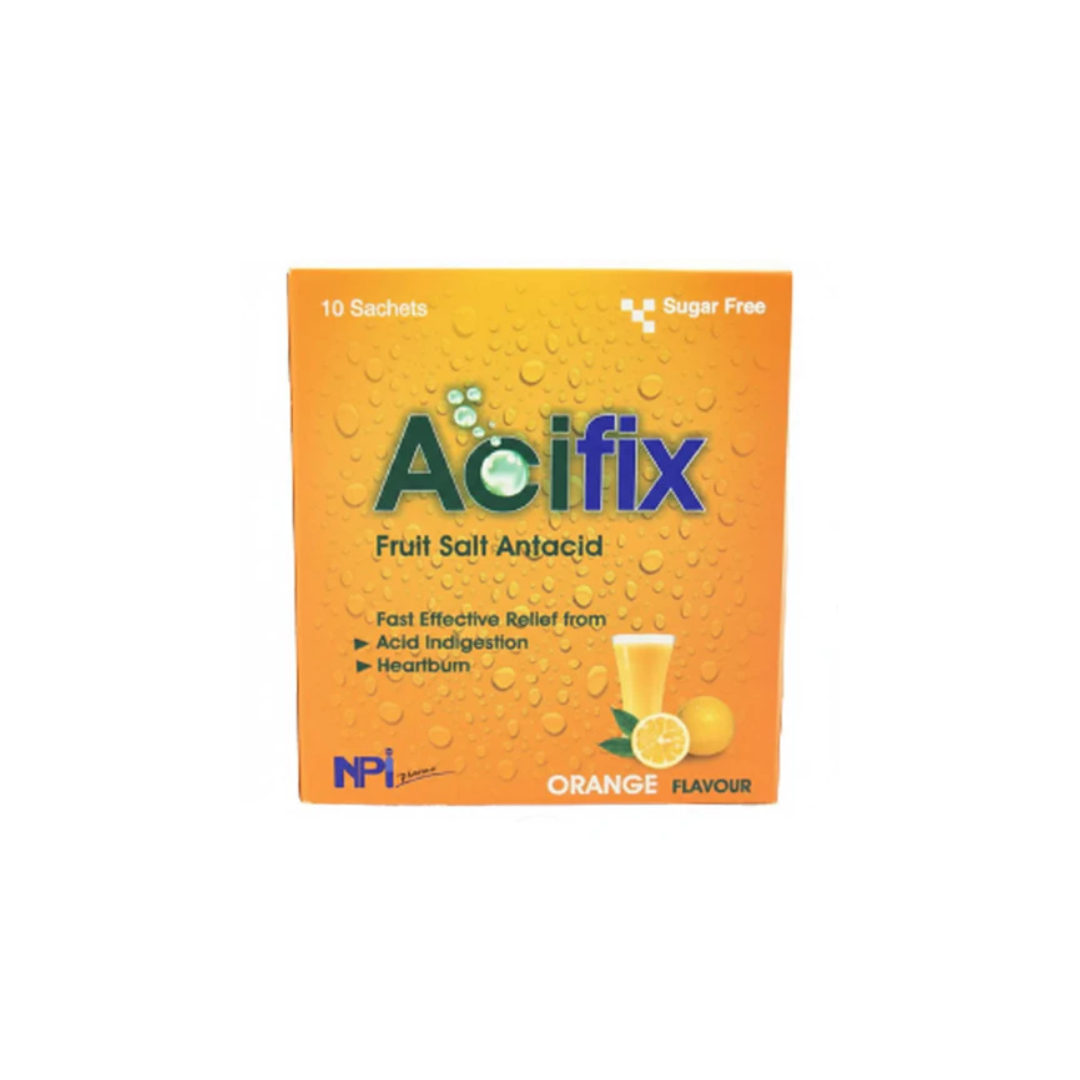 buy online Acifix Orange Sachets 50Gm 10'S 50gm  Qatar Doha