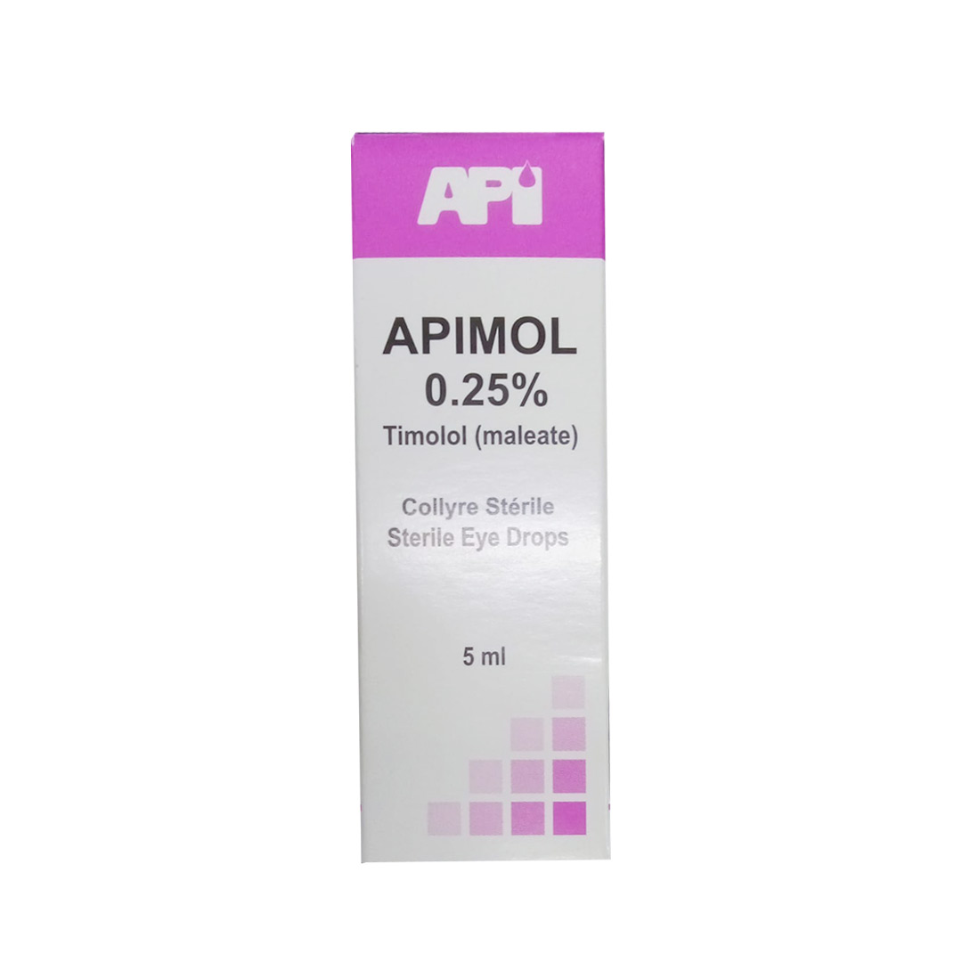 buy online APIMOL 0.25% EYE DROPS 5ML . 1  Qatar Doha