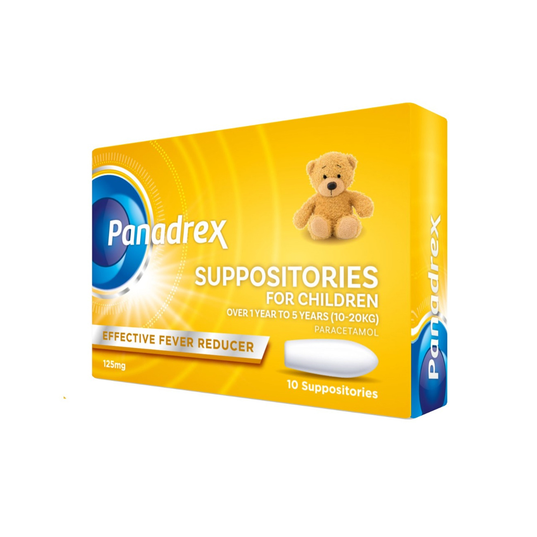 Panadrex 125 Mg Suppositories- 10.s product available at family pharmacy online buy now at qatar doha