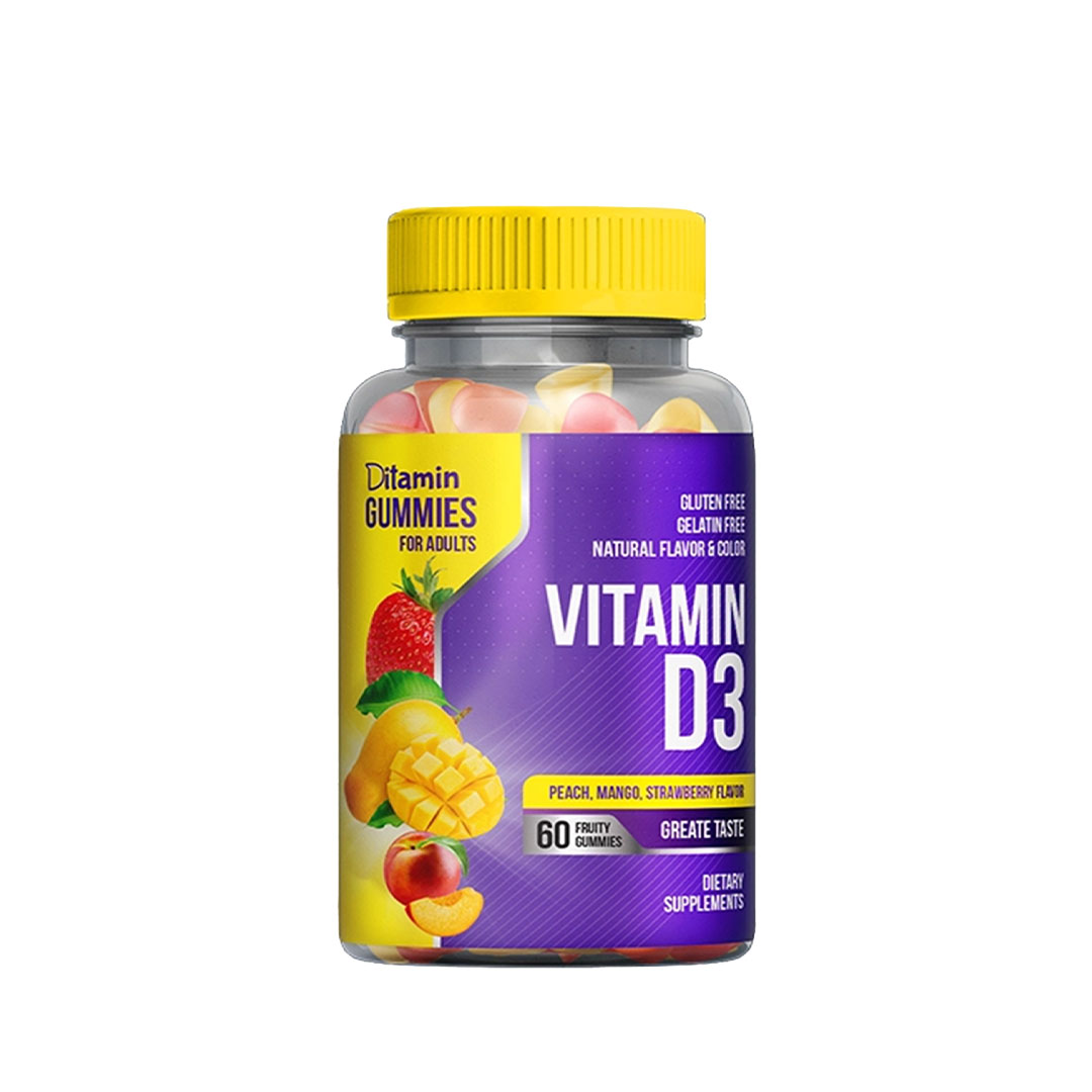 Ditamin  Vitamin d3 (Adult) Gummies -60&#039;S Available at Online Family Pharmacy Qatar Doha