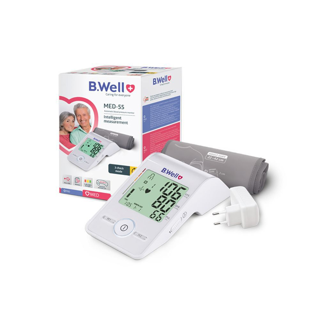B.WELL MED-55  BLOOD PRESSURE MONITOR M-L product available at family pharmacy online buy now at qatar doha