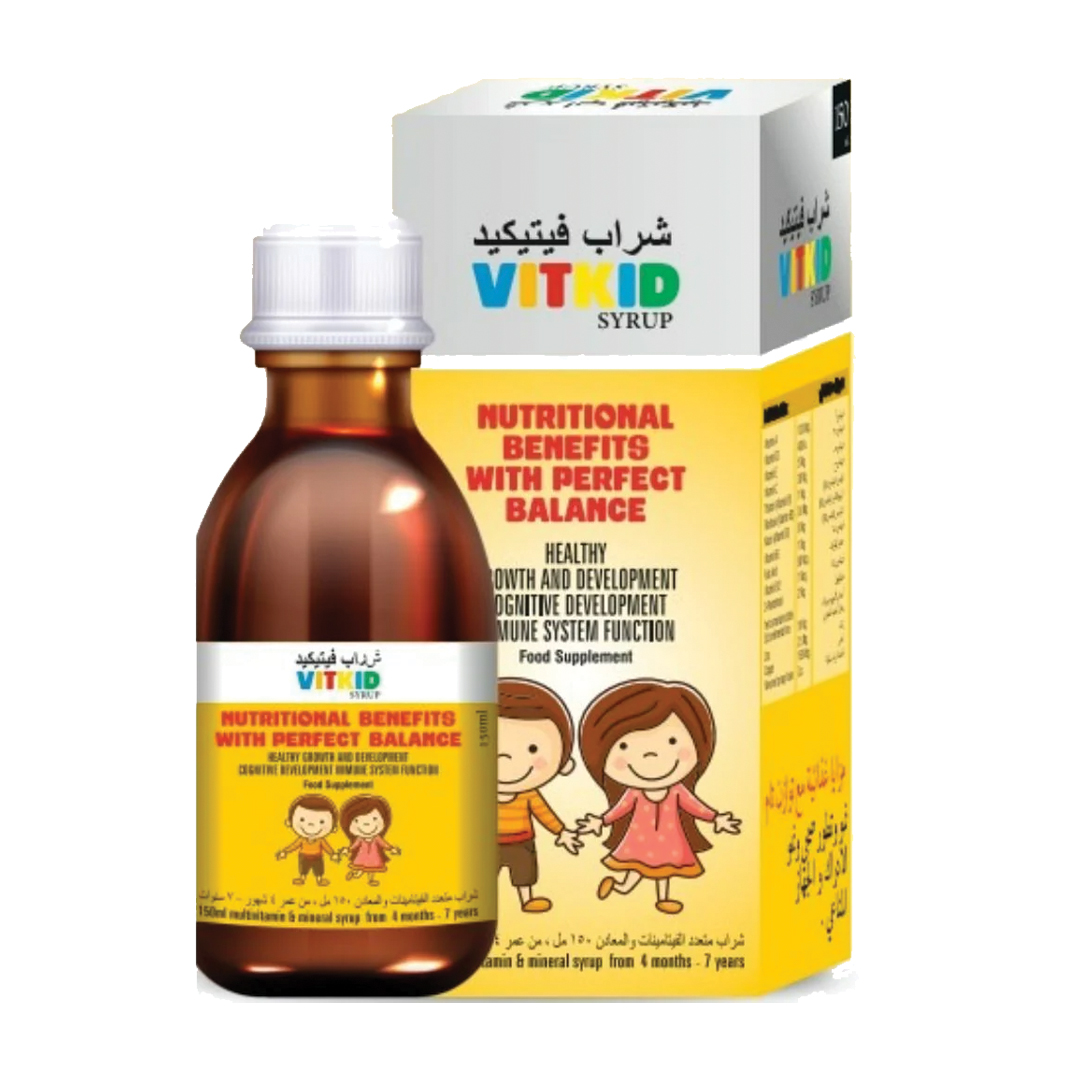 buy online Vitkid Syrup 150Ml 150ml  Qatar Doha