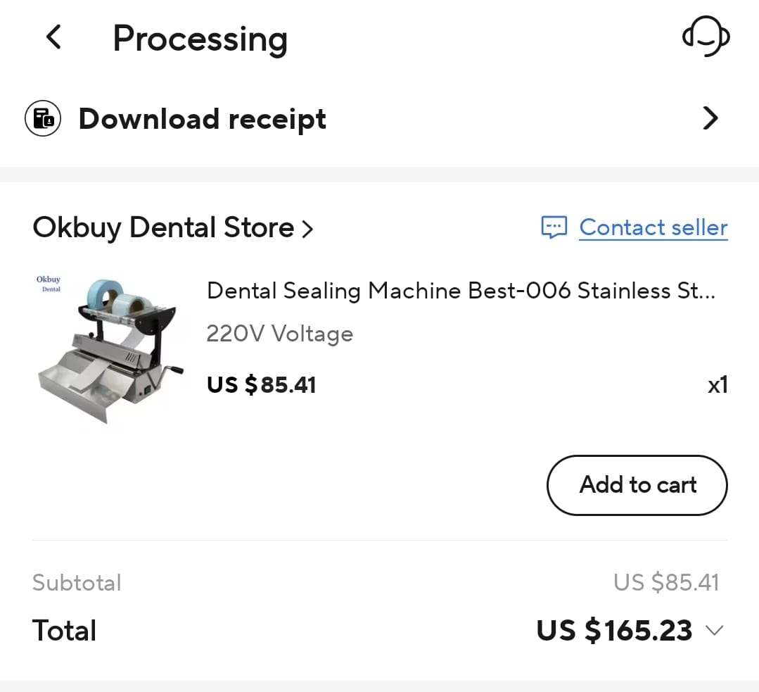 buy online 	Autoclave / Sterilization Pouch - Demotek 1  Qatar Doha