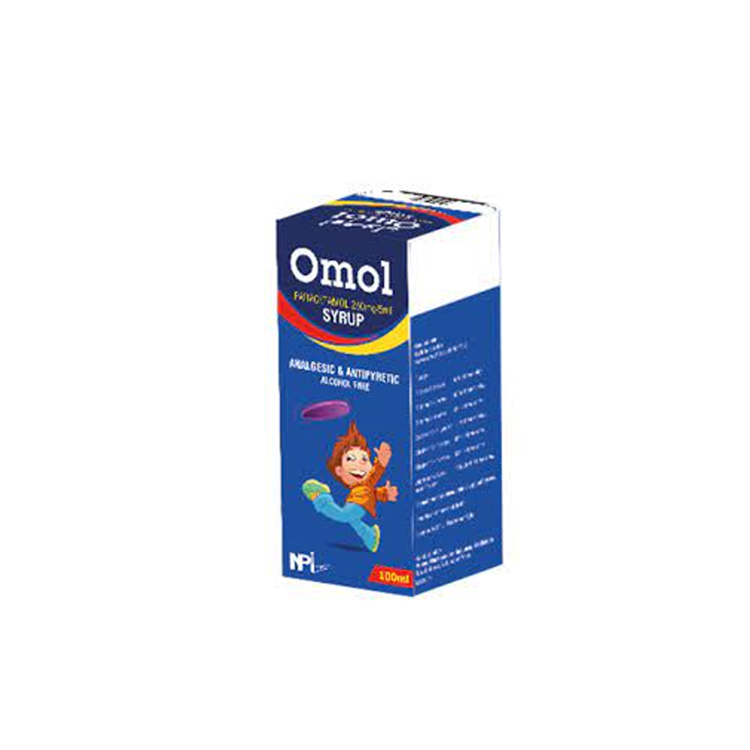 buy online Omol 250mg/5ml Syrup 100ml 1  Qatar Doha