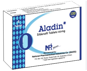 buy online Aladin 100 mg Tablet 4's 1  Qatar Doha