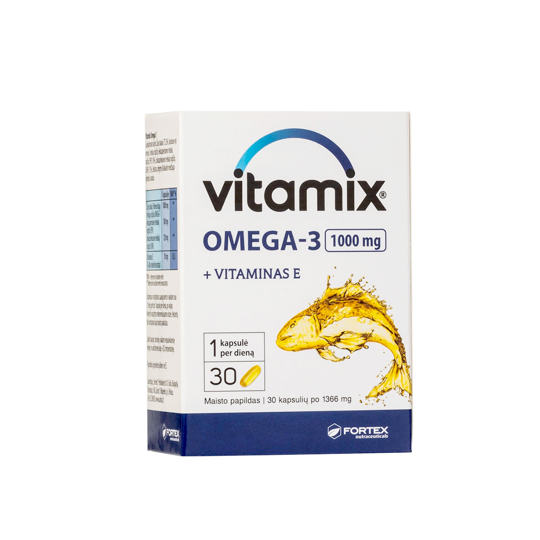 buy online VITAMIX OMEGA 3 1000MG softgels 60'S #FORTEX 60  Qatar Doha