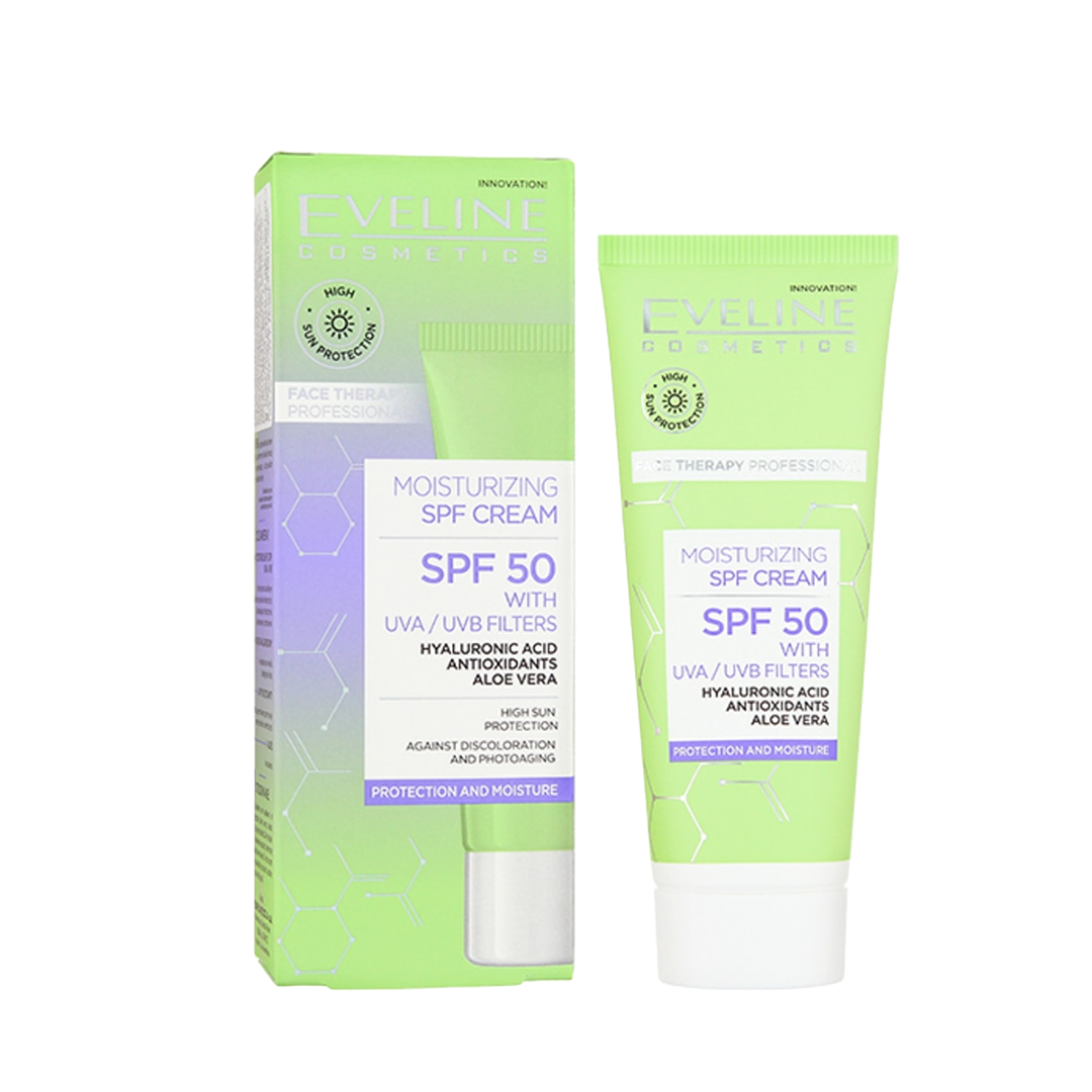 buy online Eveline Moisturizing SPF 50 Cream 30 ml 1  Qatar Doha