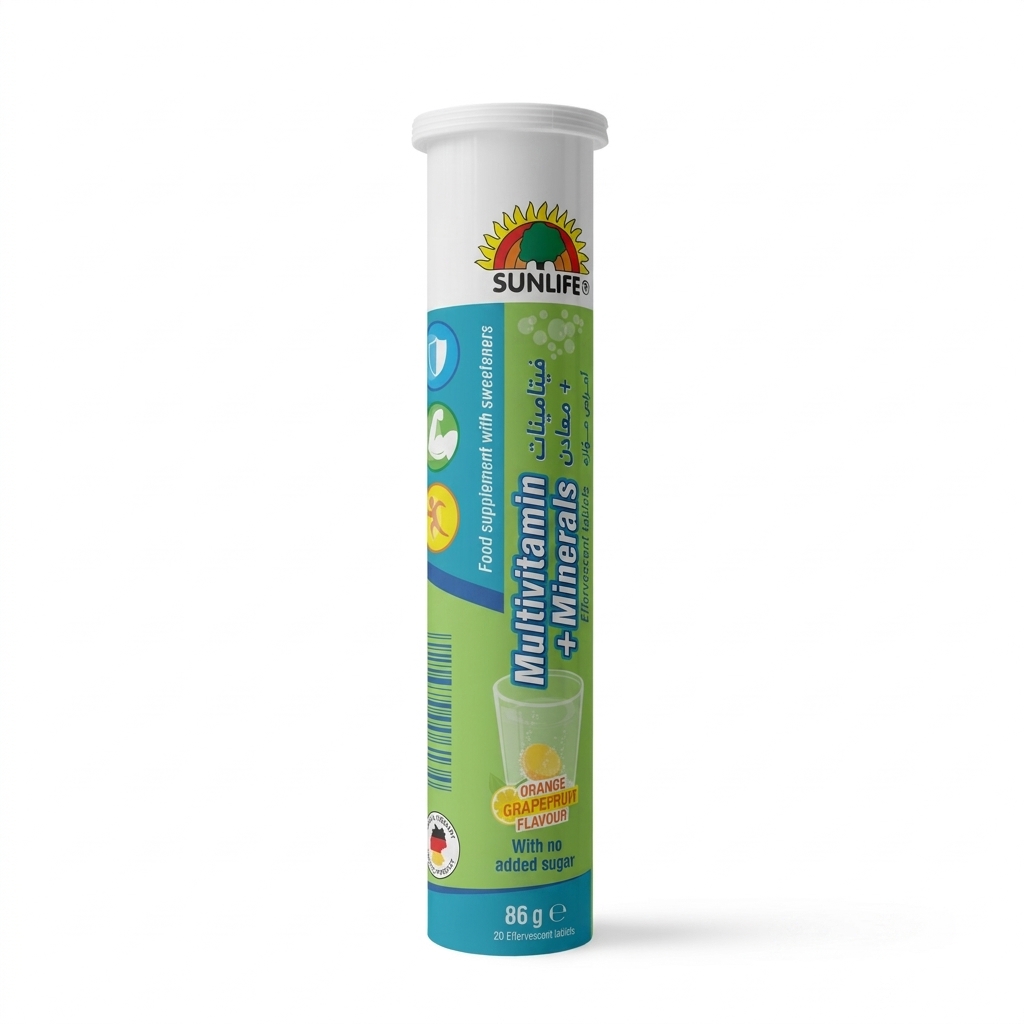 buy online SUNLIFE MULTIVITAMINS & MINERALS Effervescent Tablet 20's 1  Qatar Doha