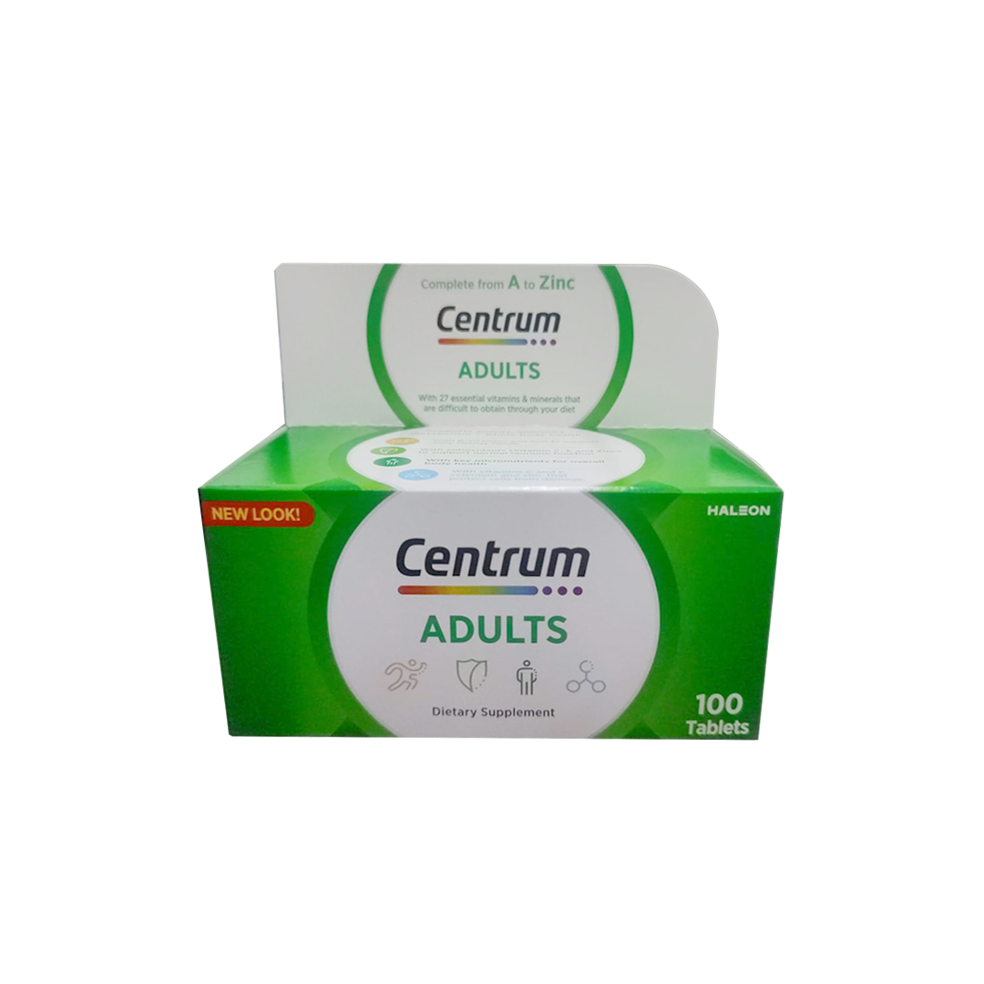 buy online Centrum Adults Tablet 100's 1  Qatar Doha