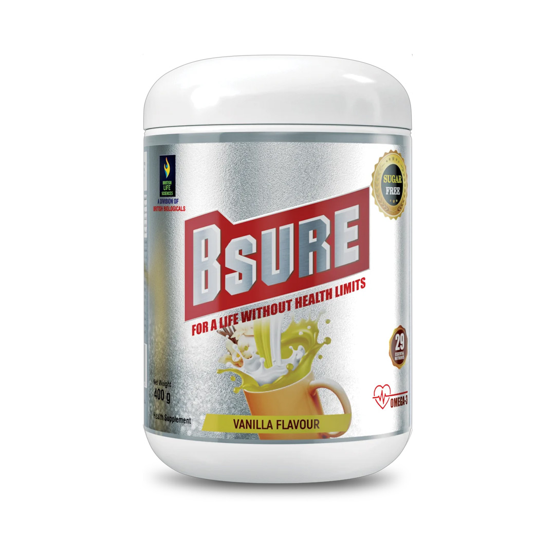 buy online BSURE VANILlA  SUGAR FREE NUTRITIONAL POWDER 400GM 1  Qatar Doha