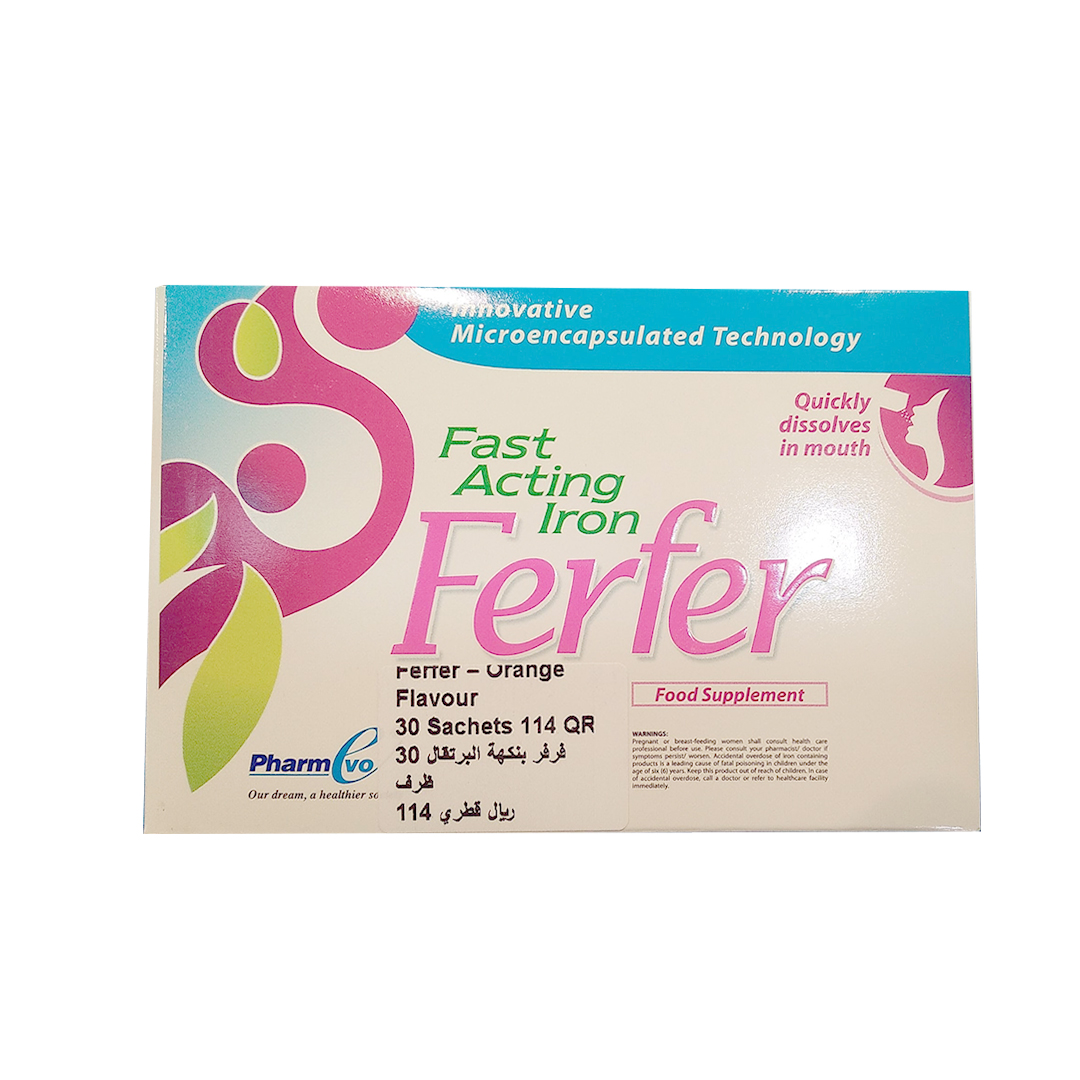 buy online Ferfer Iron Supplement Sachets 30'S 1  Qatar Doha