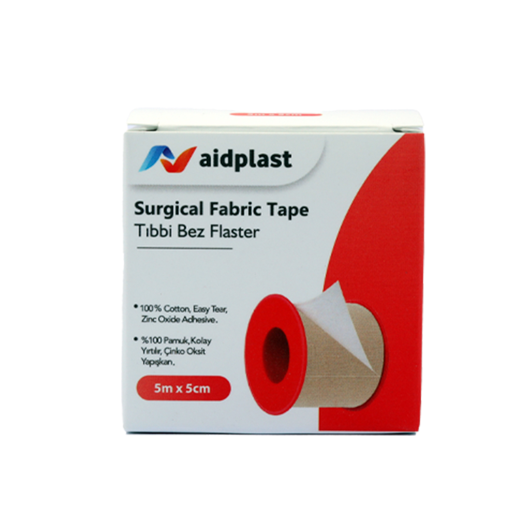 Aidplast Surgical Fabric Tape 5M X 5Cm product available at family pharmacy online buy now at qatar doha