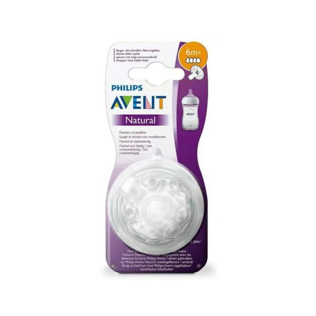 buy online PHILIPS AVENT NATURAL FEEDING TEATS 6M+ 2'S 1  Qatar Doha