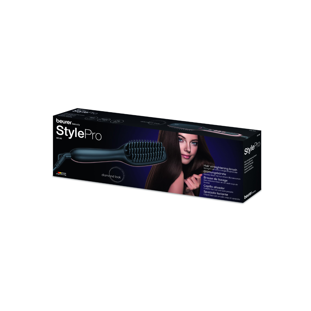 Beurer Hair Straightning Brush 1.s - Hs60 product available at family pharmacy online buy now at qatar doha