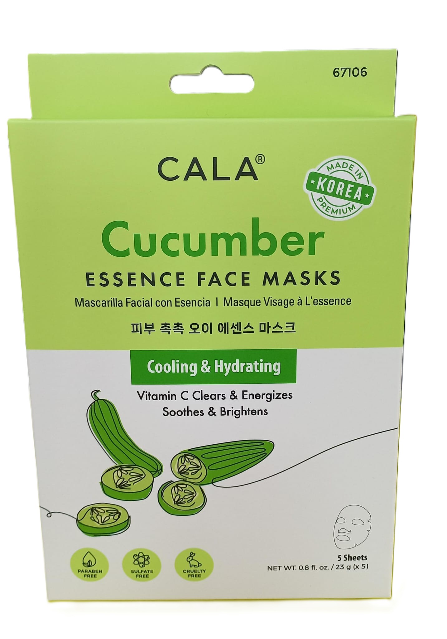 buy online Cala Facial Mask  Assorted 5's 1  Qatar Doha