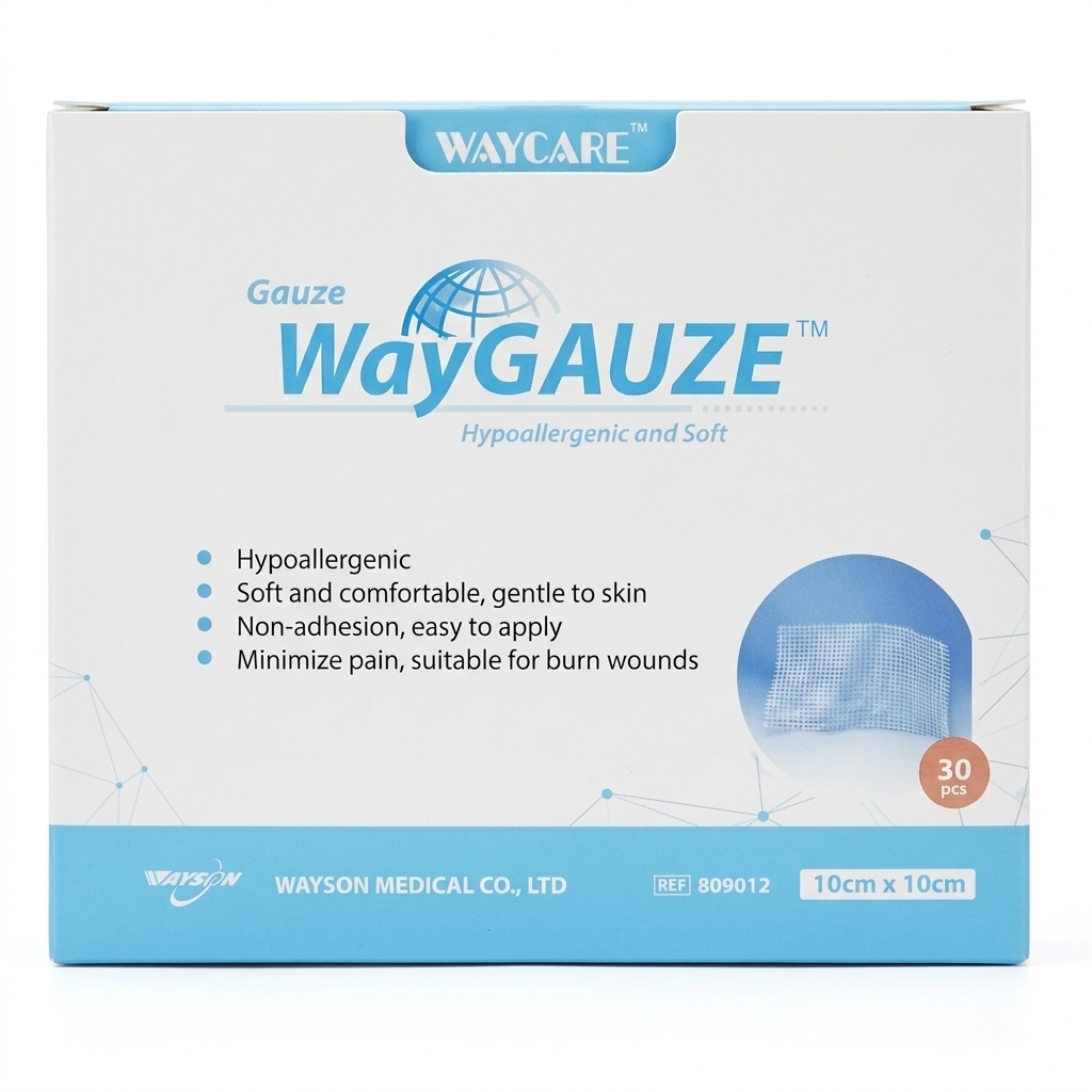 buy online 	Gauze Swabs - Sterile - Waycare 10 X 10 Cm #809012  Qatar Doha
