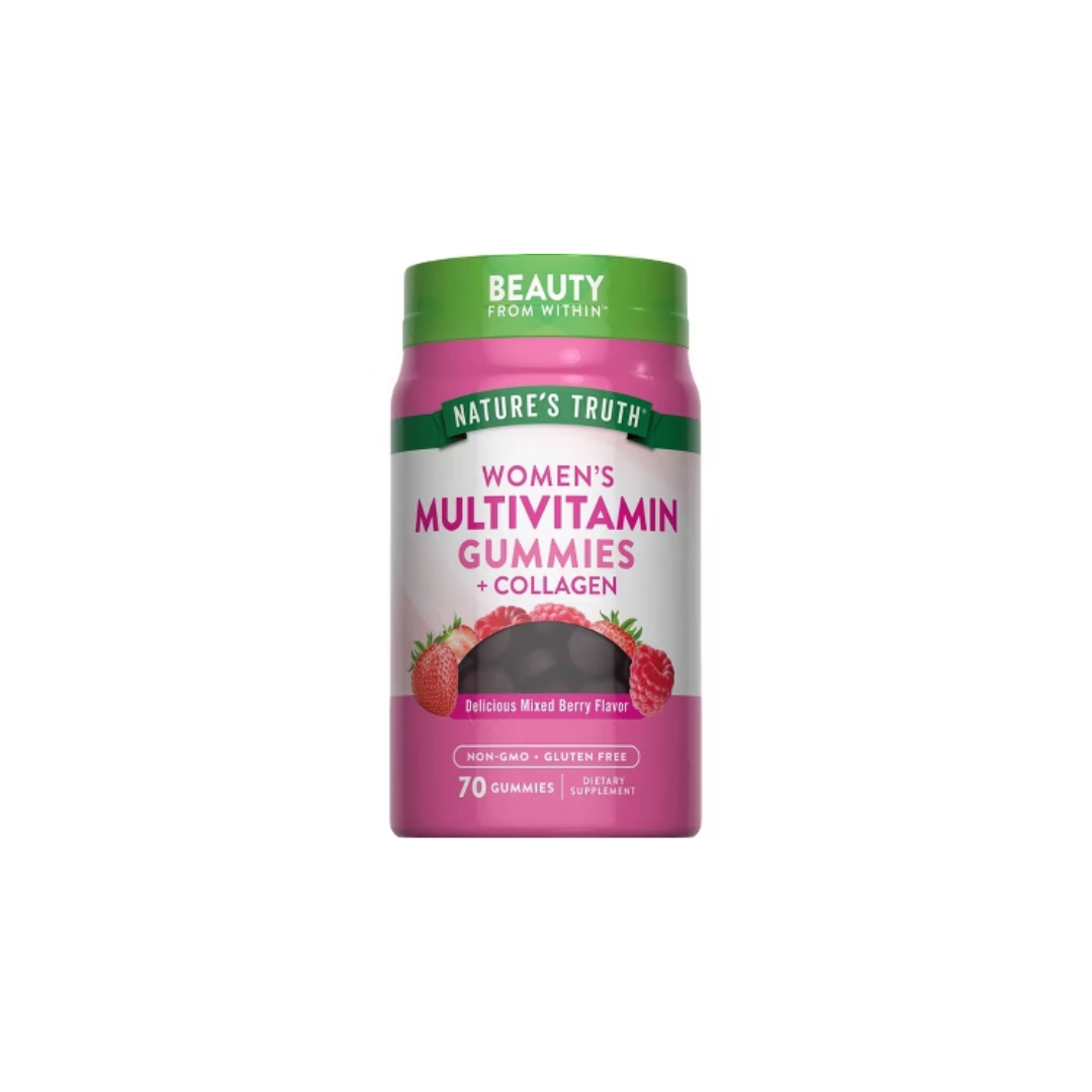 buy online women's multi vitamins +collagen gummies 70's #nature's truth 1  Qatar Doha