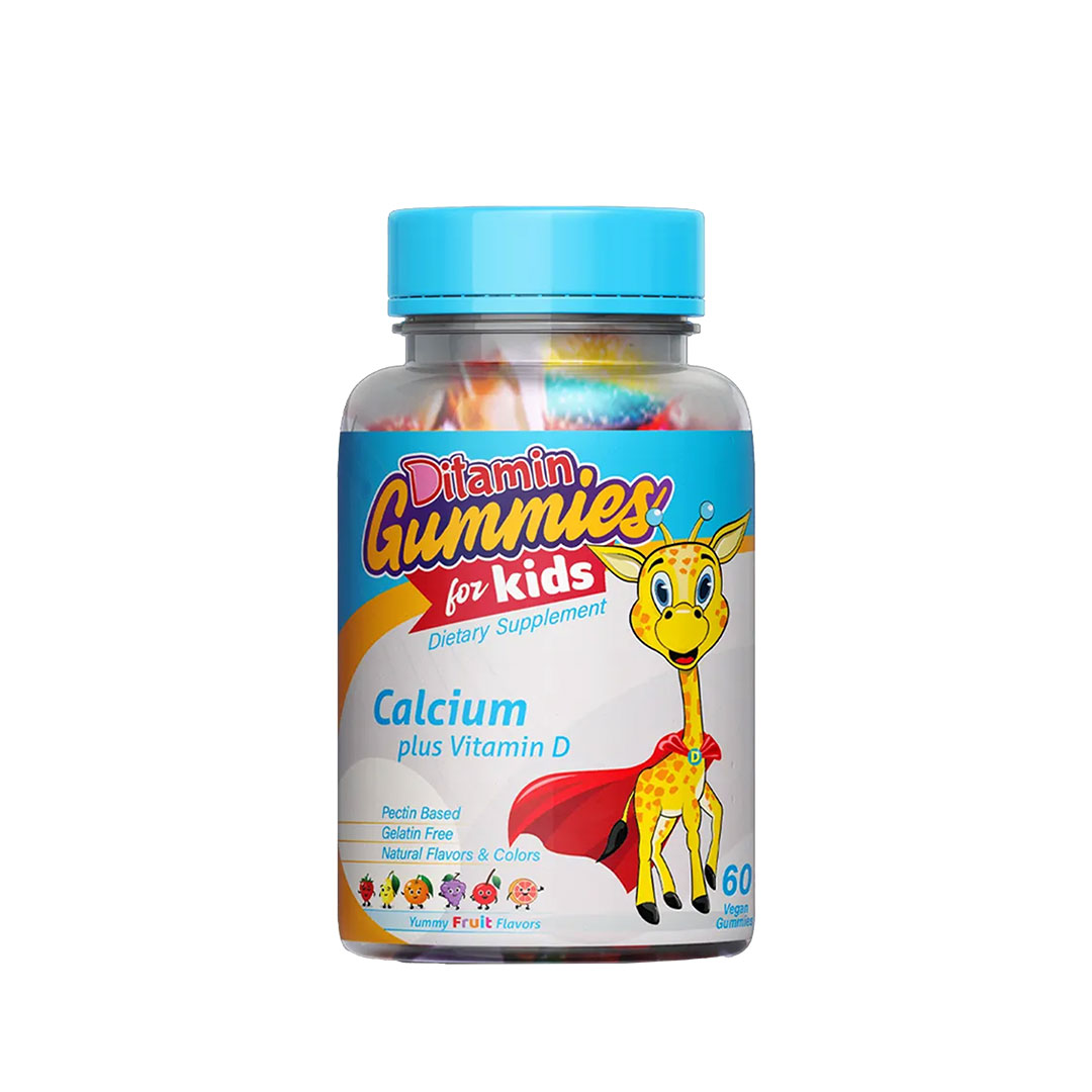 Ditamin Calcium Plus Vitamin D (Kids) Gummies- 60&#039;S Available at Online Family Pharmacy Qatar Doha
