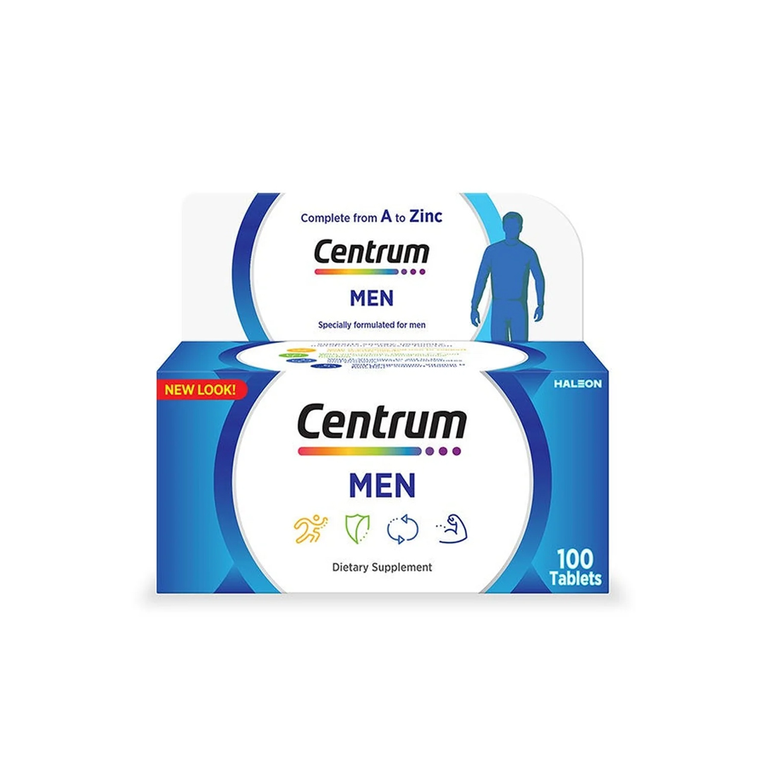Centrum Men Tablets 100.s product available at family pharmacy online buy now at qatar doha
