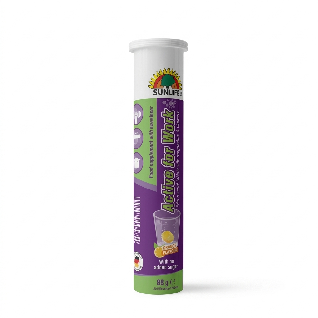 buy online Sunlife Active For Work Efferverscent Tablet 20's 1  Qatar Doha