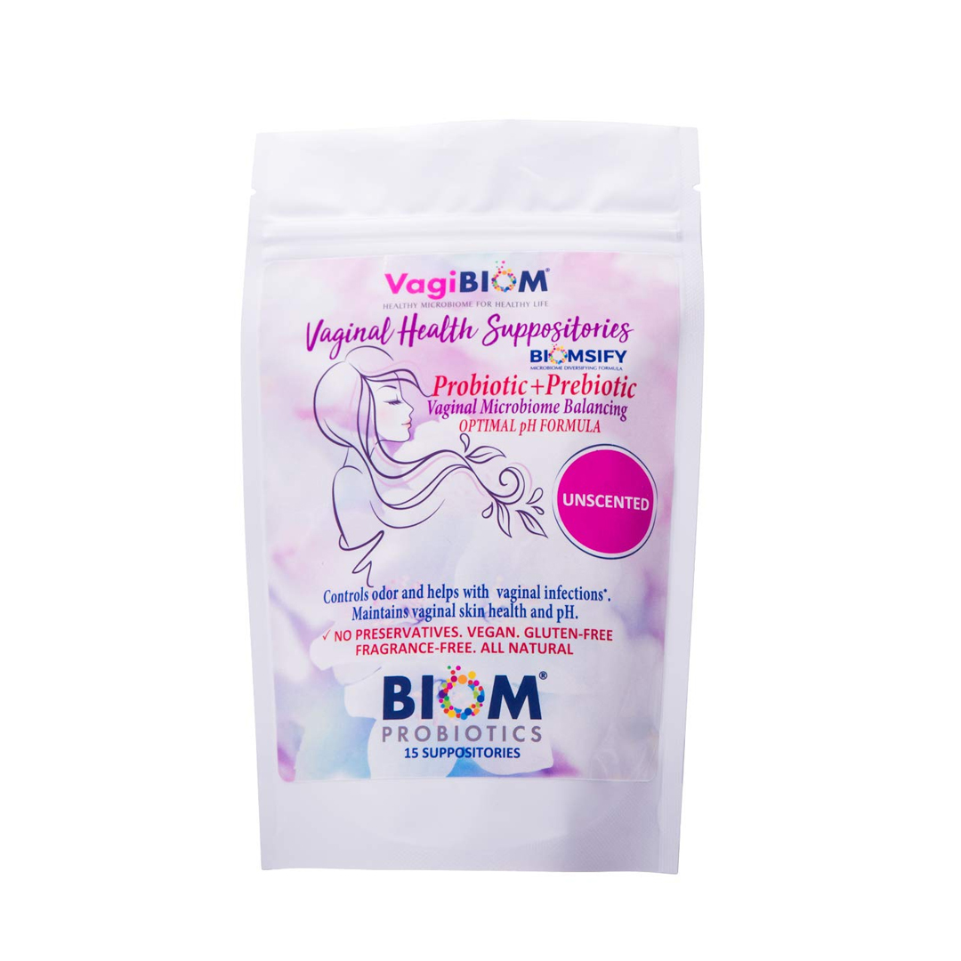 buy online Vagibiom Probiotic+ Lactobacillus +lactic Acid  Vag.suppo. 15's 1  Qatar Doha