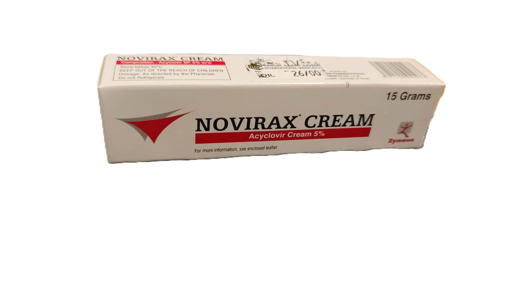 buy online Novirax Cream 15gm 1  Qatar Doha