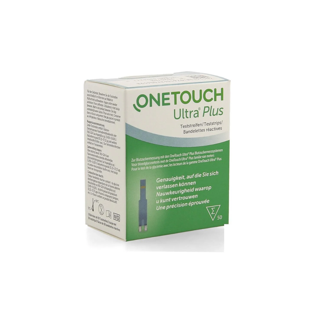 One Touch [ultra Plus] Strips 50.s product available at family pharmacy online buy now at qatar doha