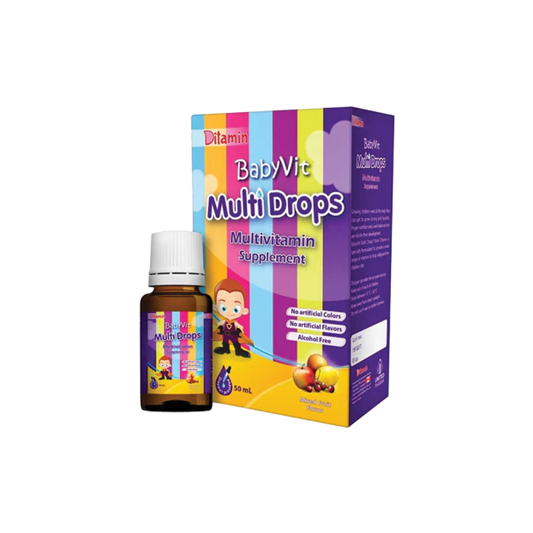 buy online Ditamin Babyvit Multi Drops 50ml 1  Qatar Doha