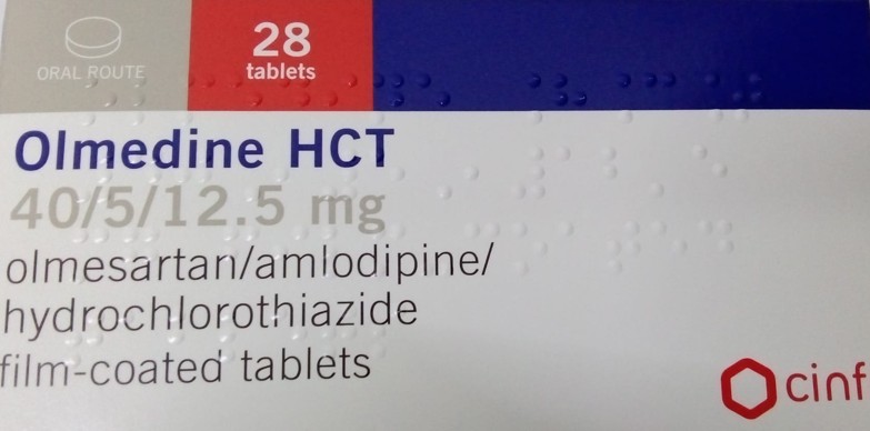 buy online olmedine hct 40/5/12.5mg tablets 28's 1  Qatar Doha