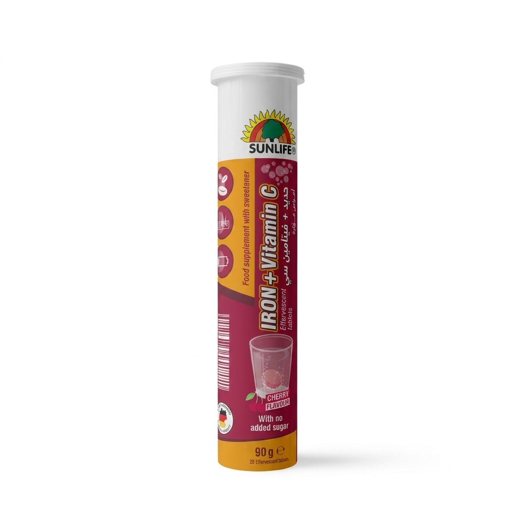 buy online Sunlife Iron +Vit C Effervescent Tablet 20's 1  Qatar Doha
