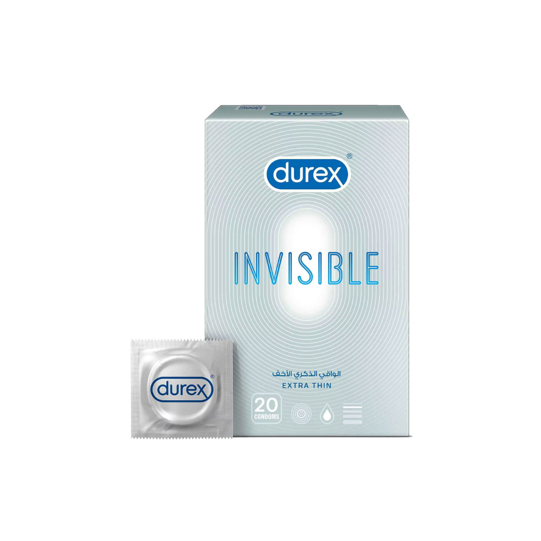 Durex Invisible Condom  20.s product available at family pharmacy online buy now at qatar doha