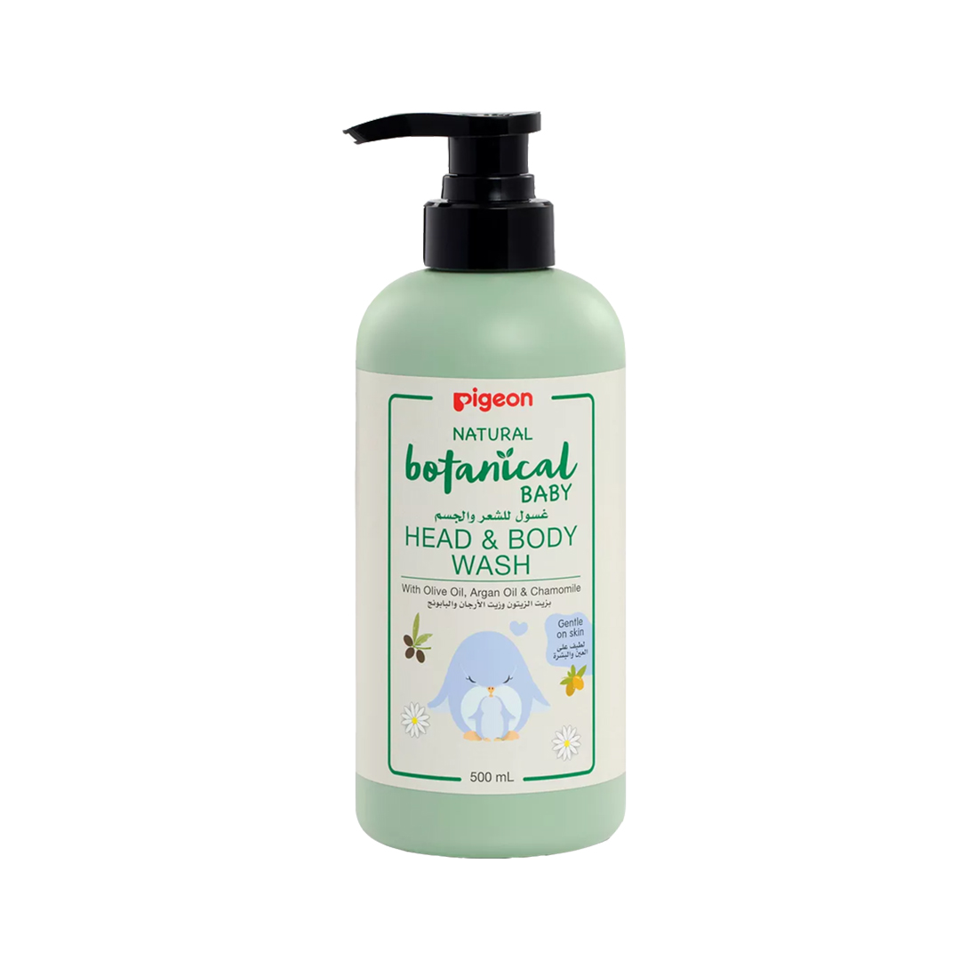 Pigeon Natural Botanical Head& Body Wash 500ml product available at family pharmacy online buy now at qatar doha