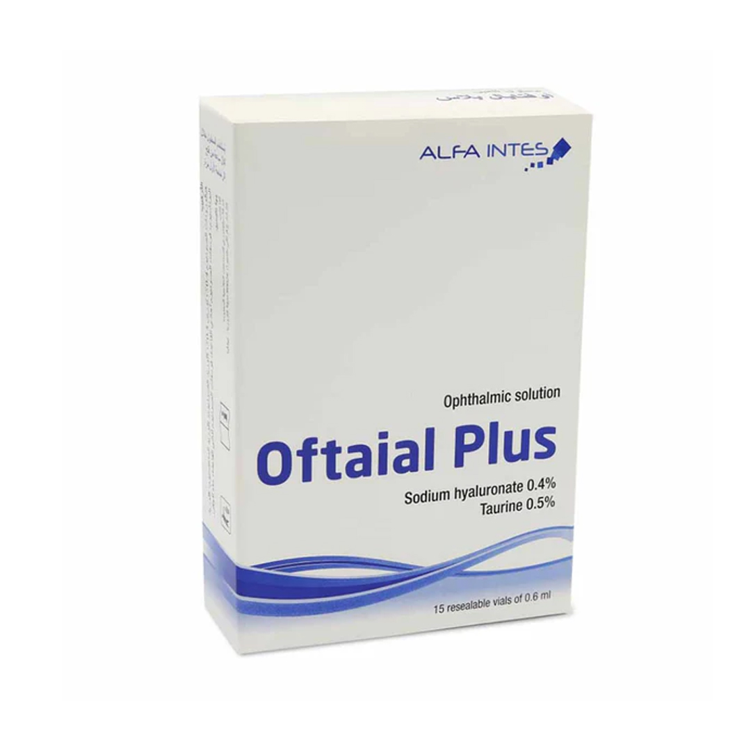 buy online oftaial plus 0.6ml ophthalmic vials 15's 15  Qatar Doha