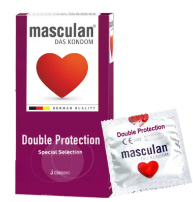 buy online masculan double protection condoms 10's 1  Qatar Doha