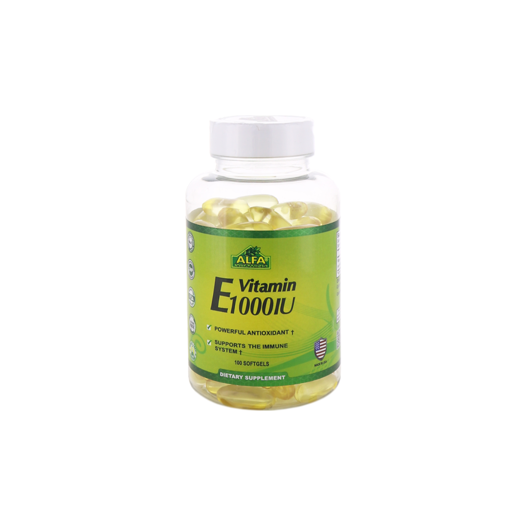 buy online Alfa Vitamin E 1000Iu Tablets 100'S 1  Qatar Doha
