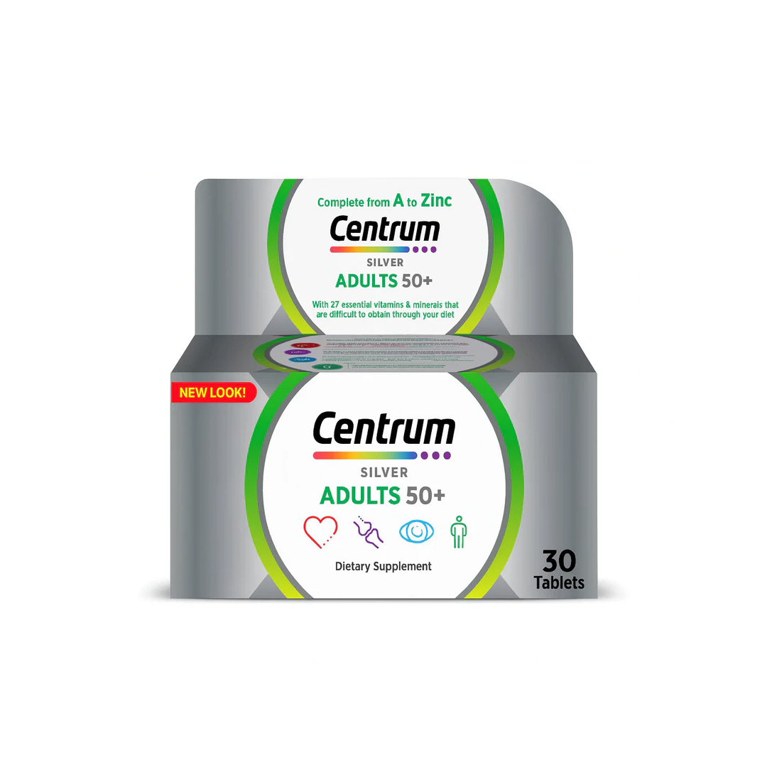 buy online Centrum Silver ADULT 50+ Tablets 30'S 30  Qatar Doha