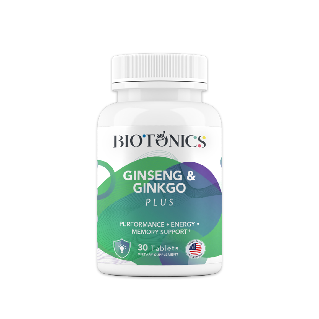 buy online Biotonics Ginseng & Ginkgo Plus Tablet 30'S 1  Qatar Doha