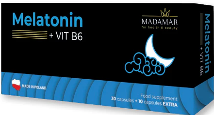 buy online melatonin + vit b6 CAPSULE 40'S #madamar 40  Qatar Doha