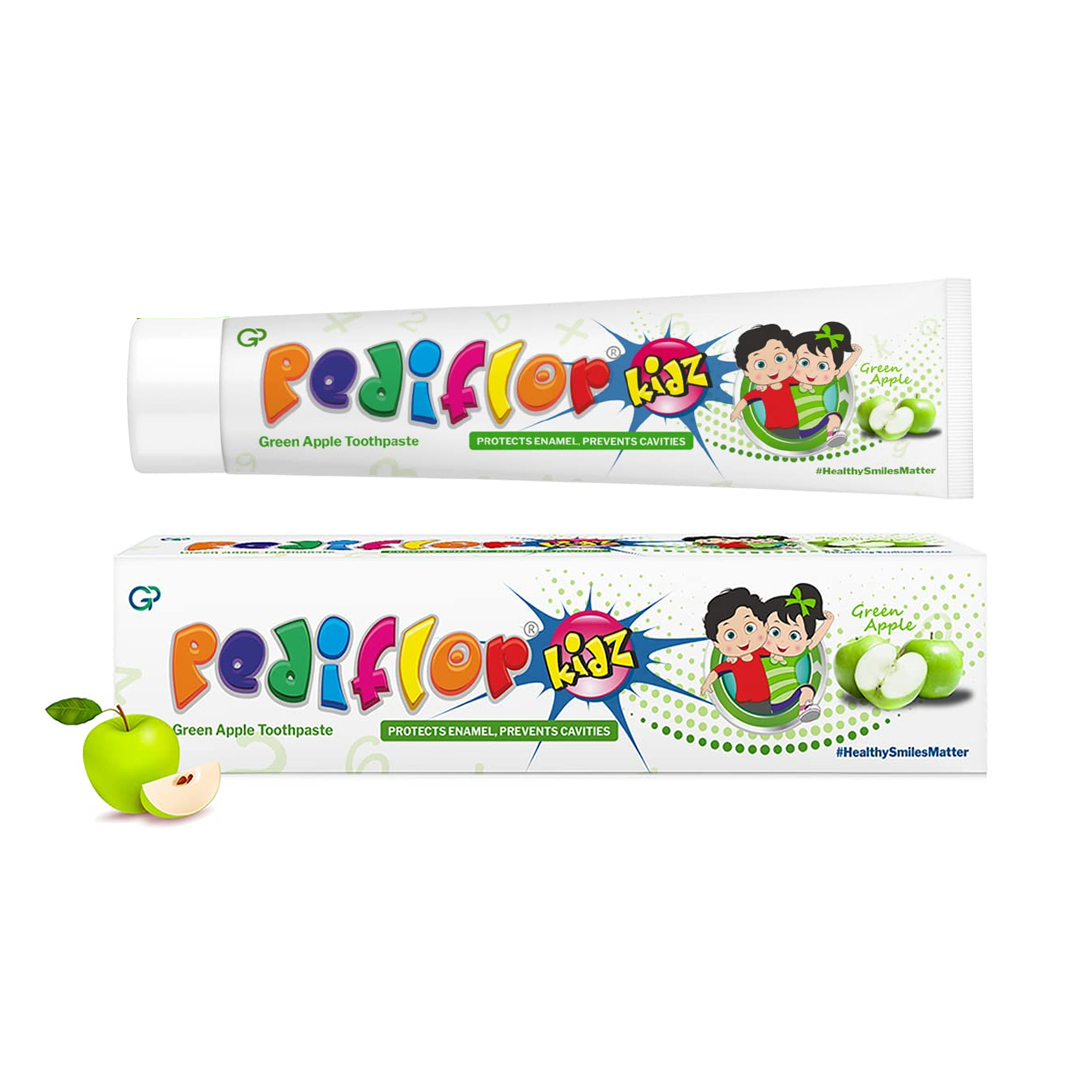 buy online Sample : Pediflor Kids Toothpaste (Green Apple) 1  Qatar Doha