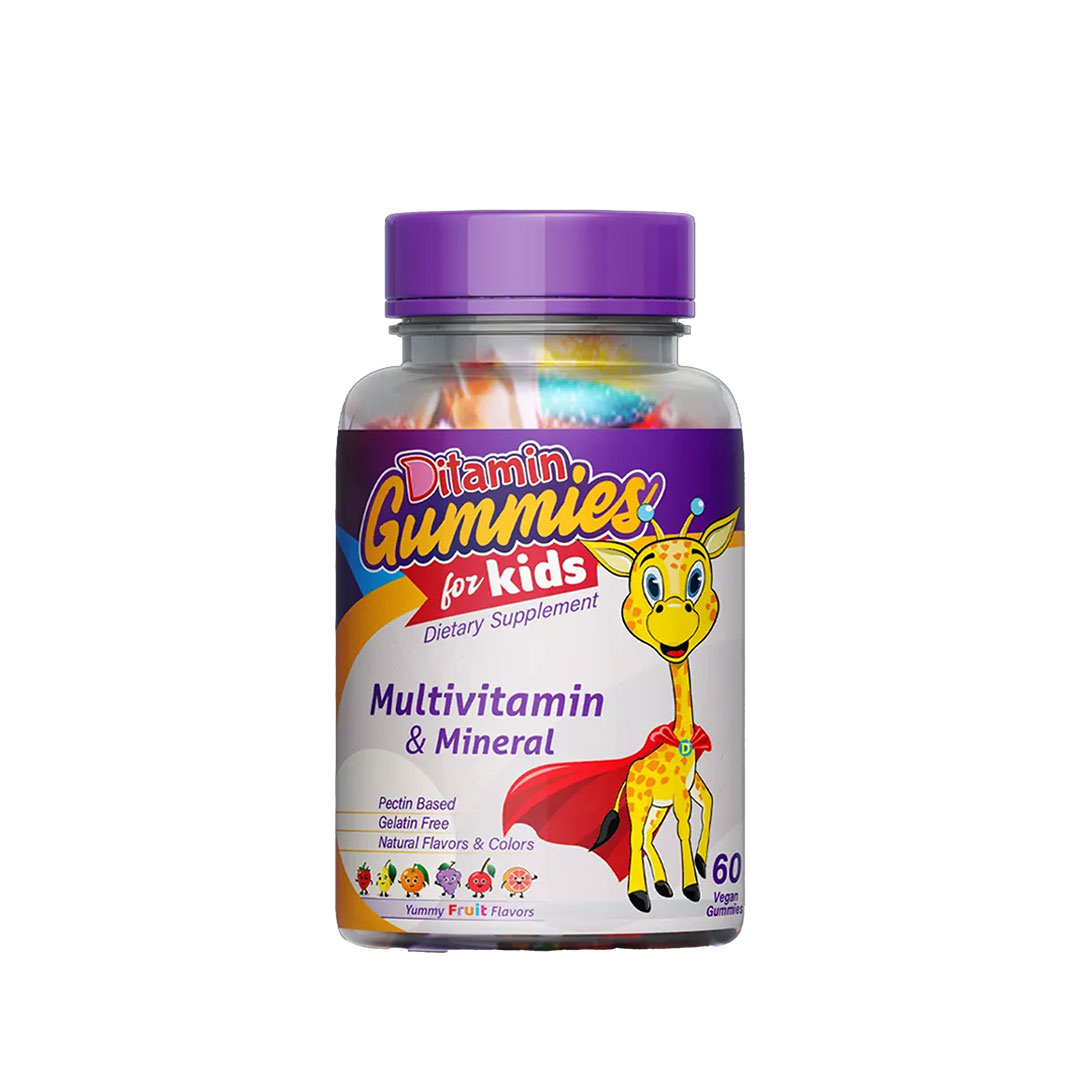 Ditamin Multi Vitamin &Amp; Minerals( Kids) Gummies- 60&#039;S Available at Online Family Pharmacy Qatar Doha
