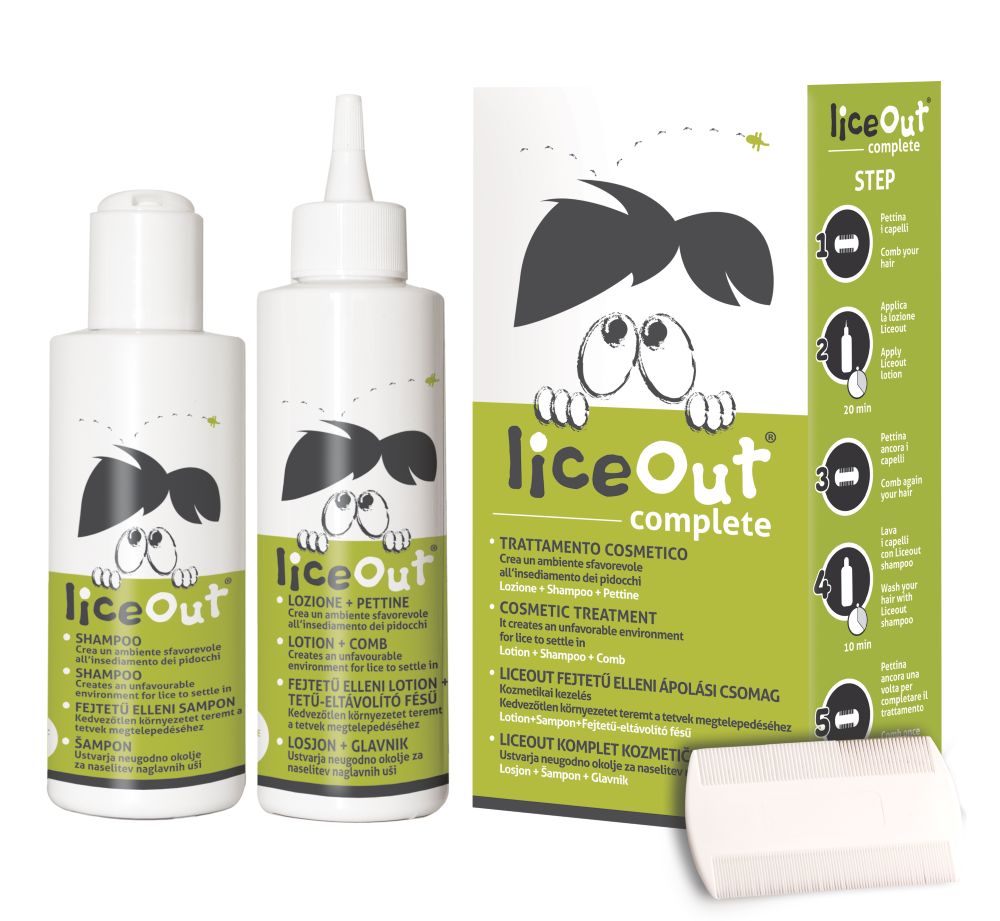 buy online LICEOUT complete kit ( lotion+ SHAMPOO +comb) 1  Qatar Doha