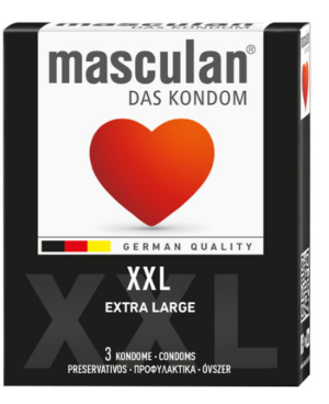 buy online masculan EXTRA LARgE XXL condoms 3's 1  Qatar Doha