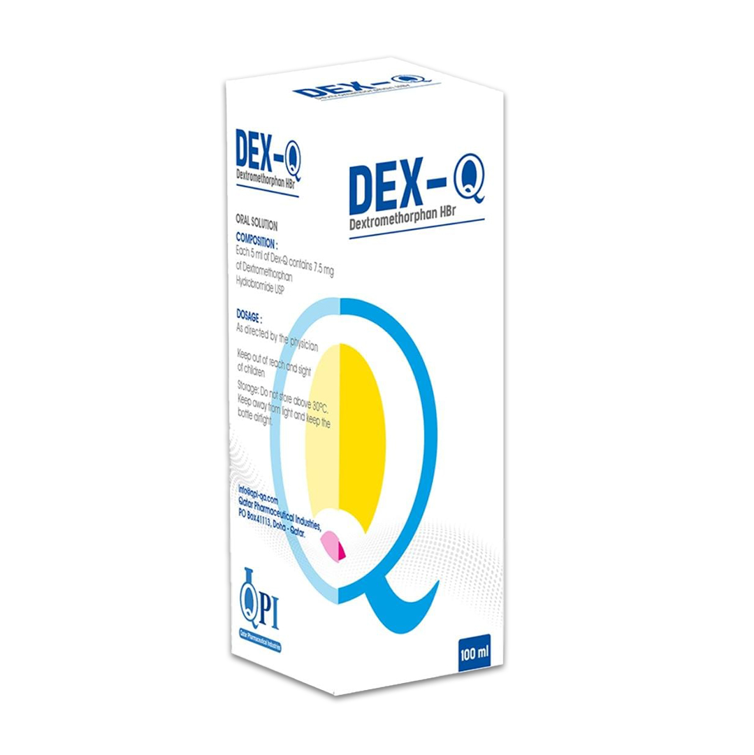 buy online Dex- Q (7.5 Mg /5Ml) Syrup 100Ml 7.5mg/5ml  Qatar Doha